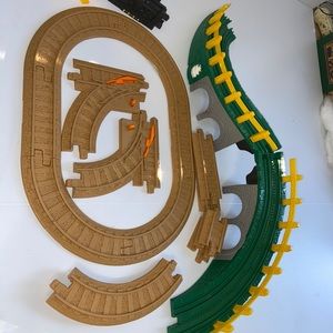 COPY - Fisher Price Geo Trax Train Set Tracks Mixed Lot Toy Used Pieces Part As…